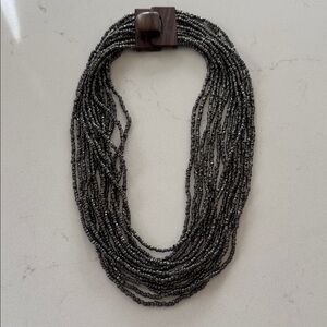 Hawaiian Beaded Necklace made in Oahu. Elegant Black Beaded Necklace *New ✨